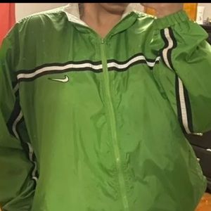 White tag nike jacket